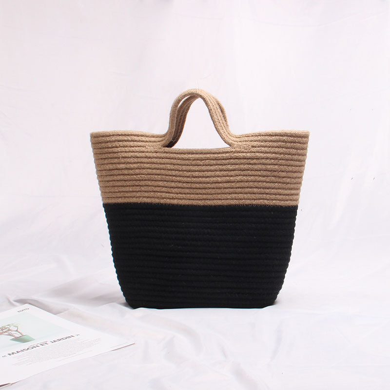 Sunrise Raffia Tote