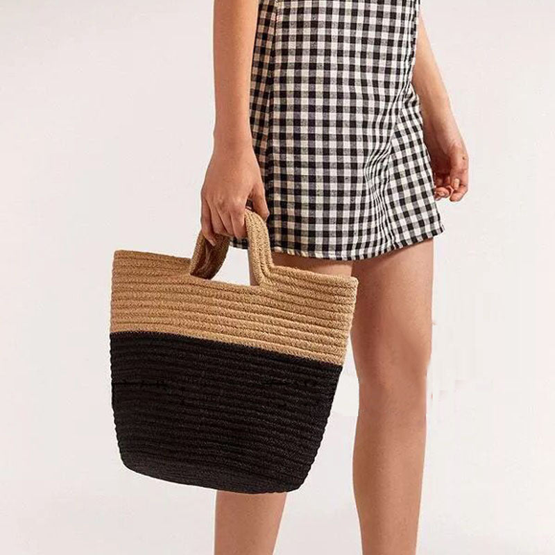 Sunrise Raffia Tote