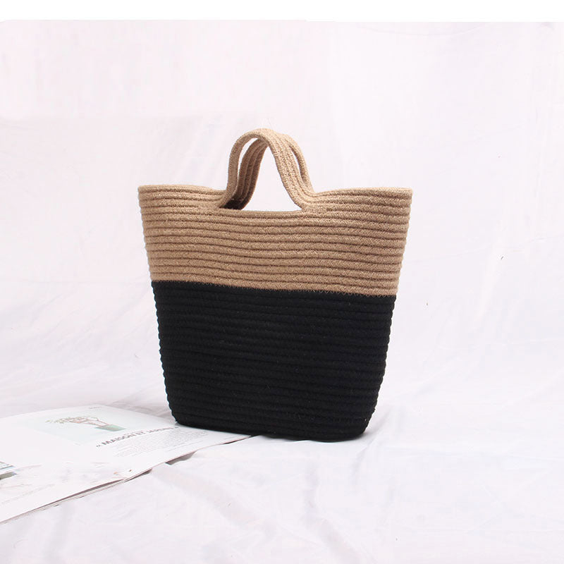 Sunrise Raffia Tote