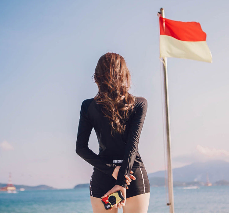 Oceanic Hugs Swimsuit (3 Pieces Set)