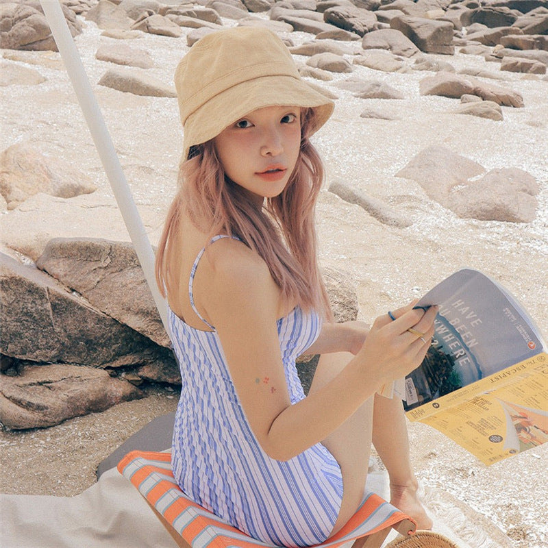 Brief Stripe Swimsuit 泳衣