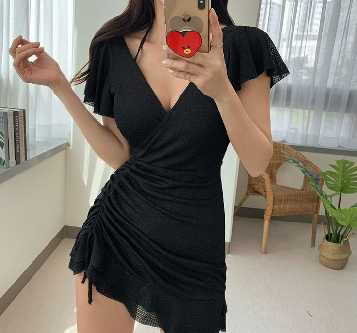 顯瘦修腰遮肚遮手臀・連身Swimsuit泳衣