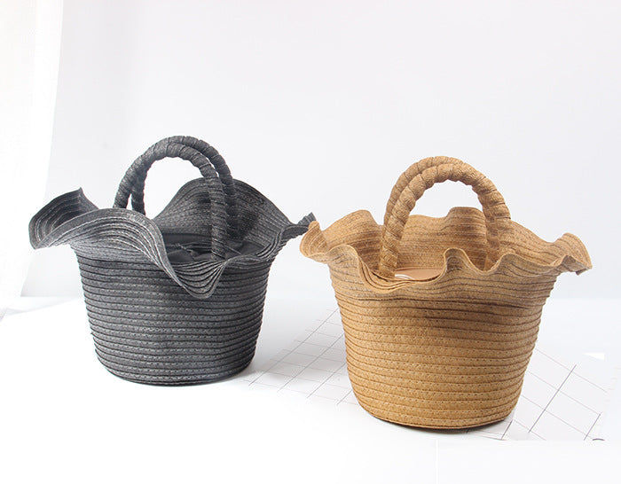 Sand Castle Raffia Bucket