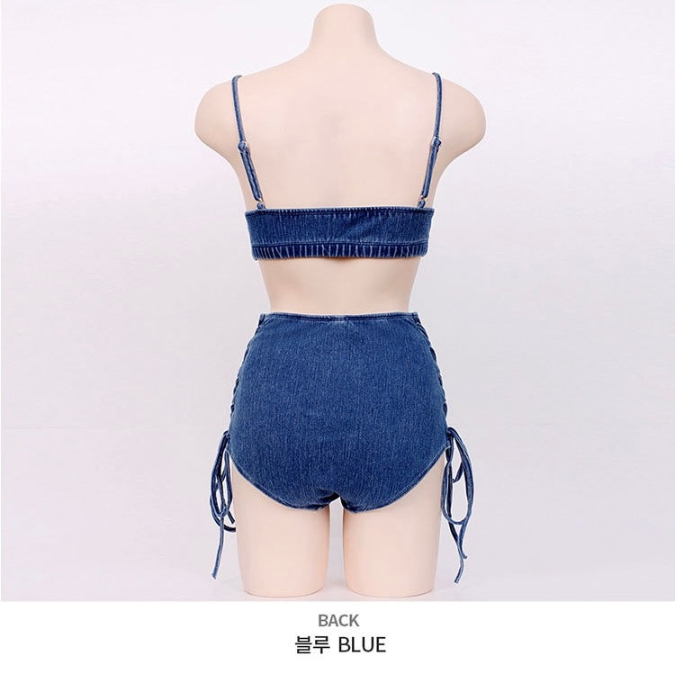 Denim-like Swimsuit 泳衣