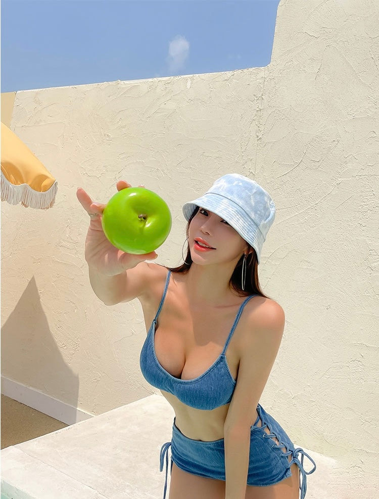 Denim-like Swimsuit 泳衣
