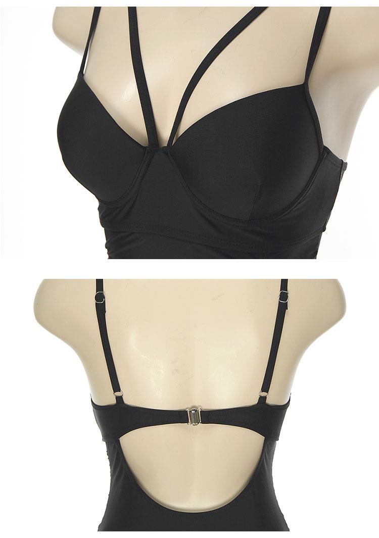 長袖防曬・透視性感連身Swimsuit泳衣(兩件Set)