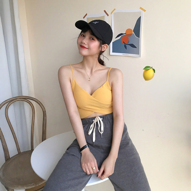 Twist Padded Tank Top (帶胸墊・無鋼圈)