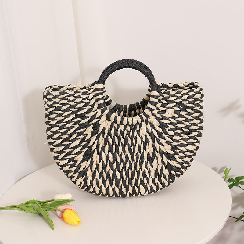 Sesame Raffia Bag