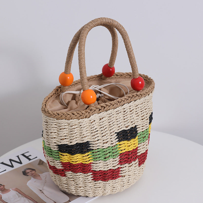 Colorful Thing Raffia Bag