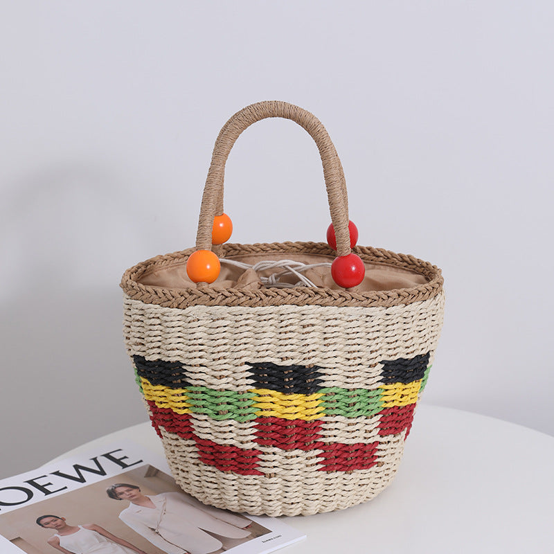 Colorful Thing Raffia Bag