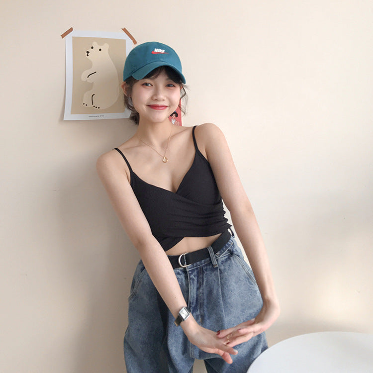 Twist Padded Tank Top (帶胸墊・無鋼圈）