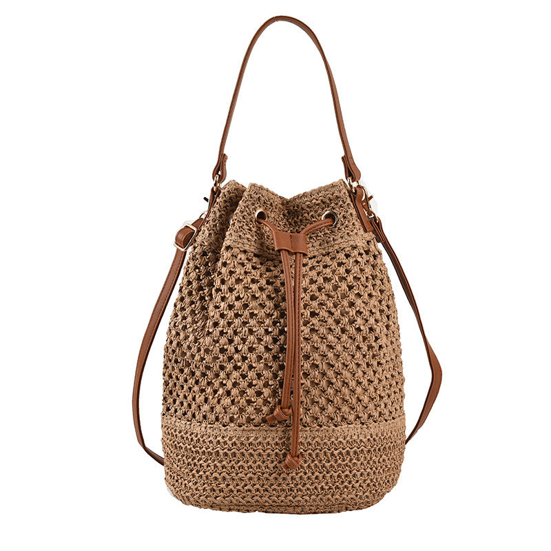 Raffia Blossom Basket