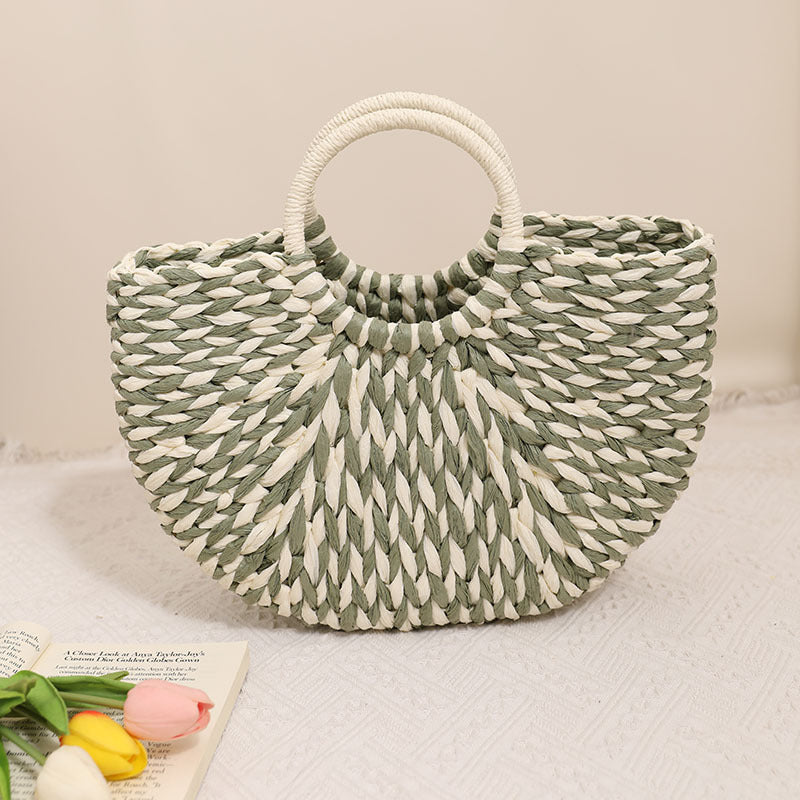 Sesame Raffia Bag