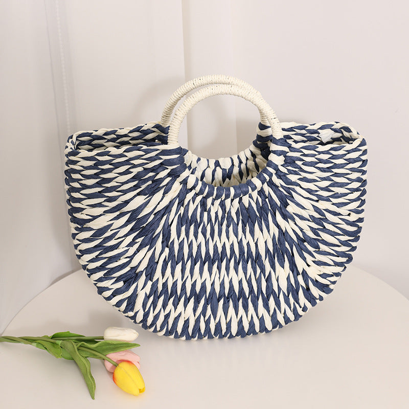 Sesame Raffia Bag