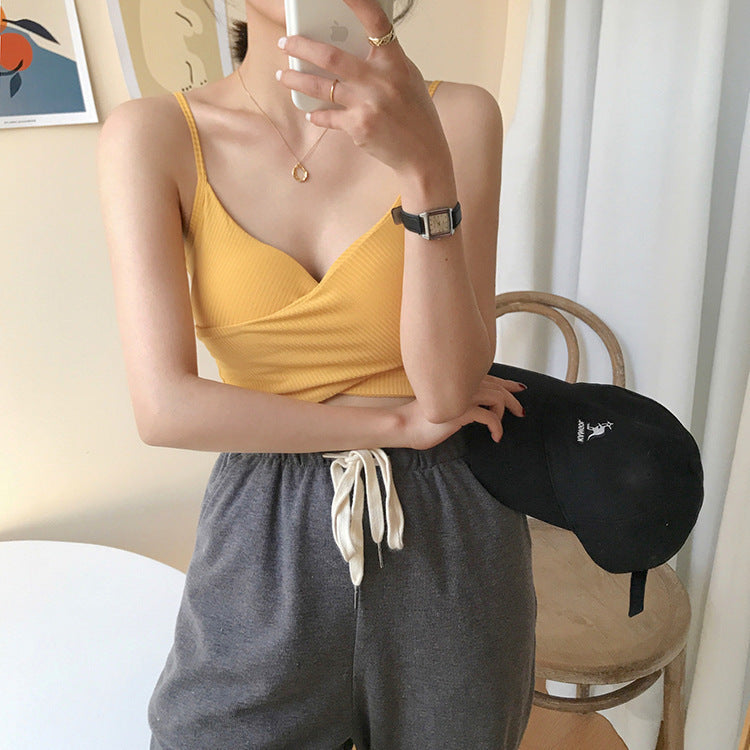 Twist Padded Tank Top (帶胸墊・無鋼圈)