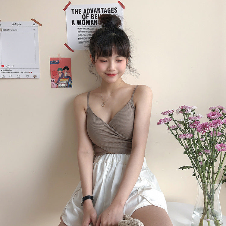 Twist Padded Tank Top (帶胸墊・無鋼圈)