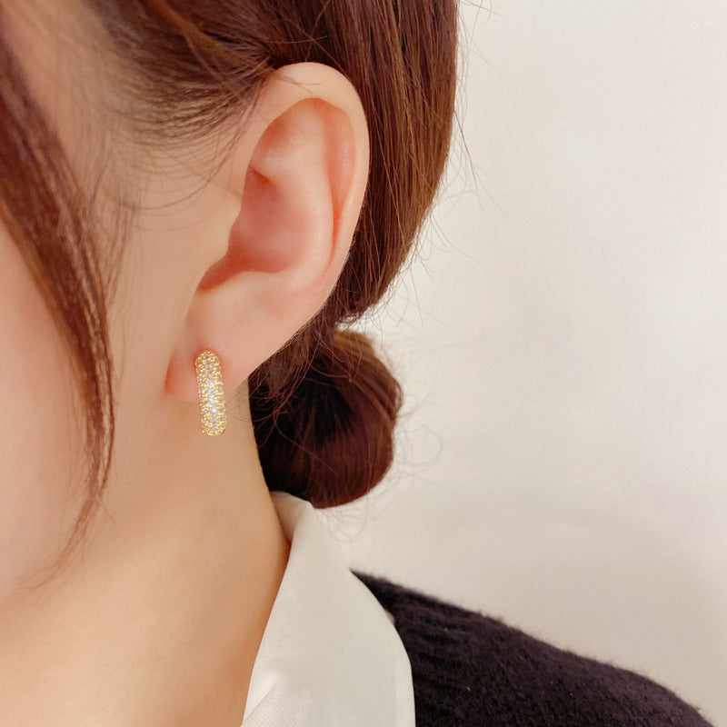 Essential Earrings (Two-way) (3.1*1.4cm)