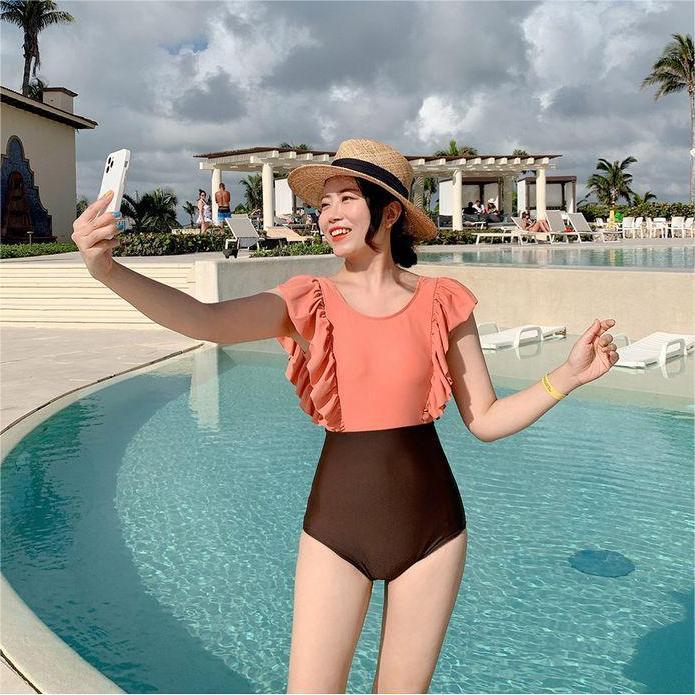 Coral Canvas Couture Swimsuit 泳衣