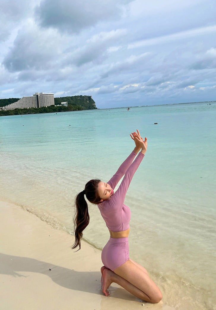 Surf Side Sweets 長袖顯瘦 Swimwear