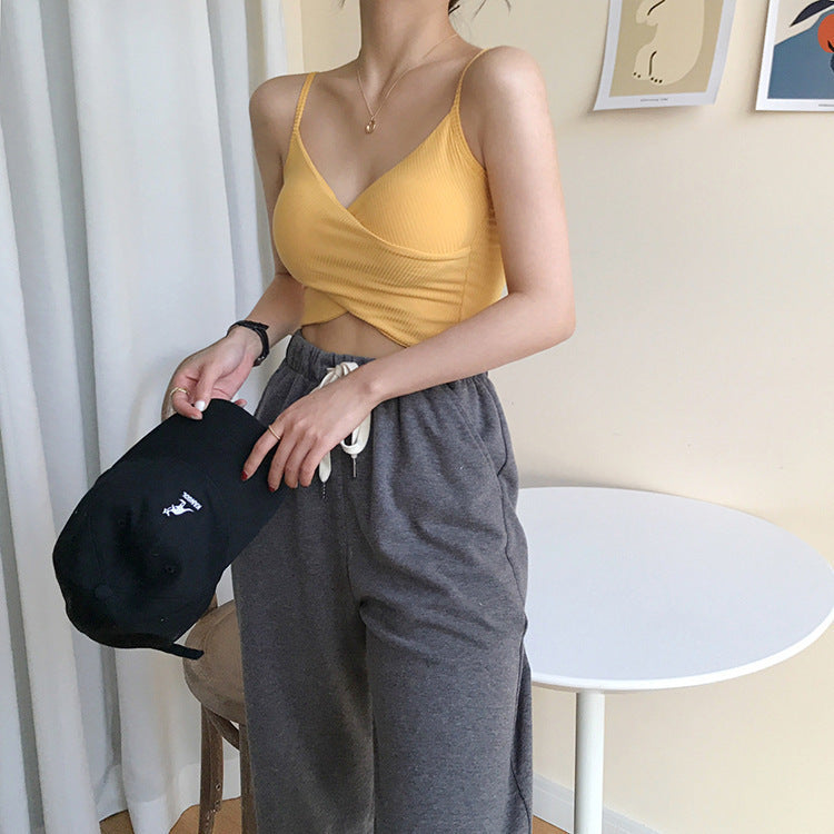 Twist Padded Tank Top (帶胸墊・無鋼圈）