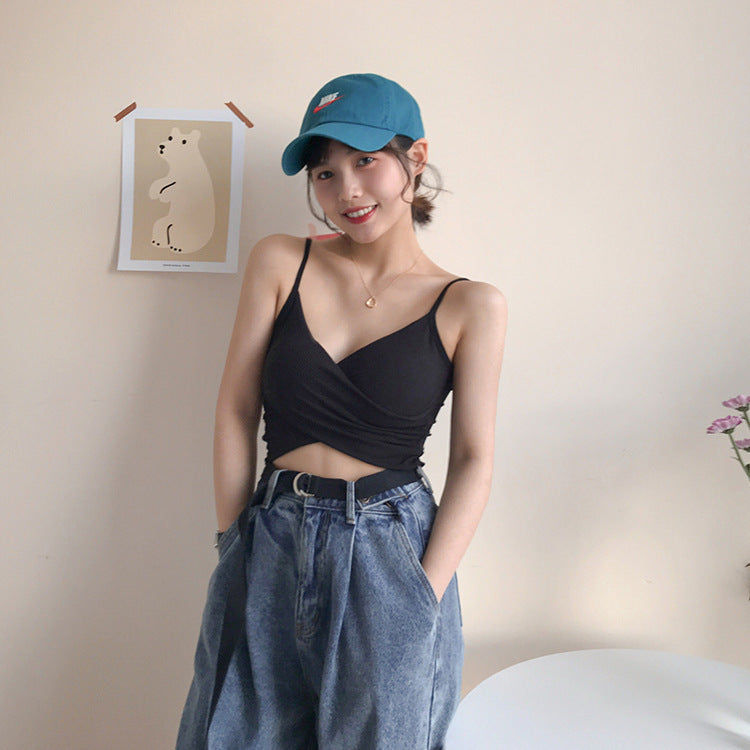 Twist Padded Tank Top (帶胸墊・無鋼圈）