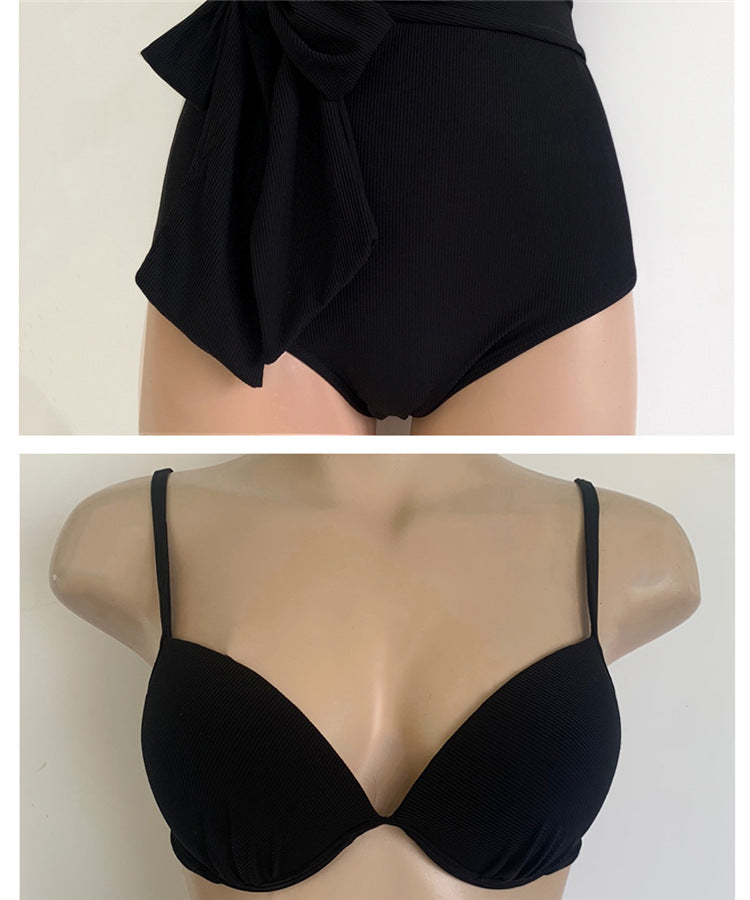 防曬長袖顯瘦・顯腰線・集中包覆連身Swimsuit泳衣