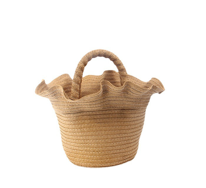 Sand Castle Raffia Bucket