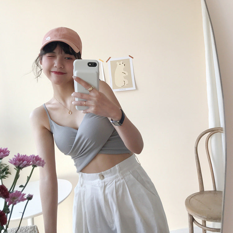 Twist Padded Tank Top (帶胸墊・無鋼圈)