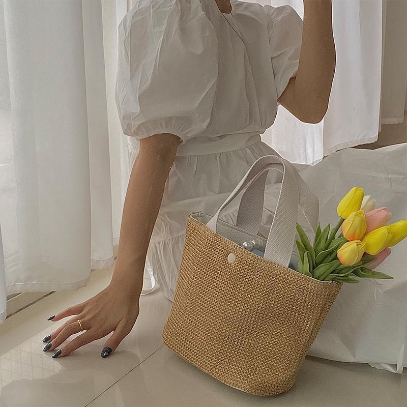 Island Raffia Bag