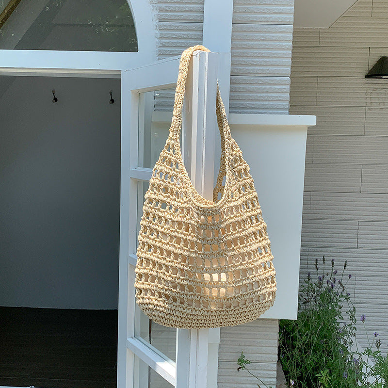 Fast Laps Raffia Bag